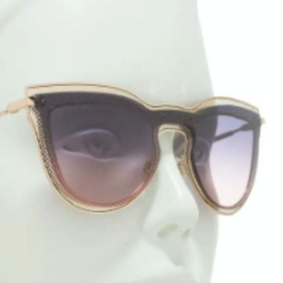 Valentino 34mm Individual Cat Eye Sunglasses Rose gold gradient - Picture 3 of 12